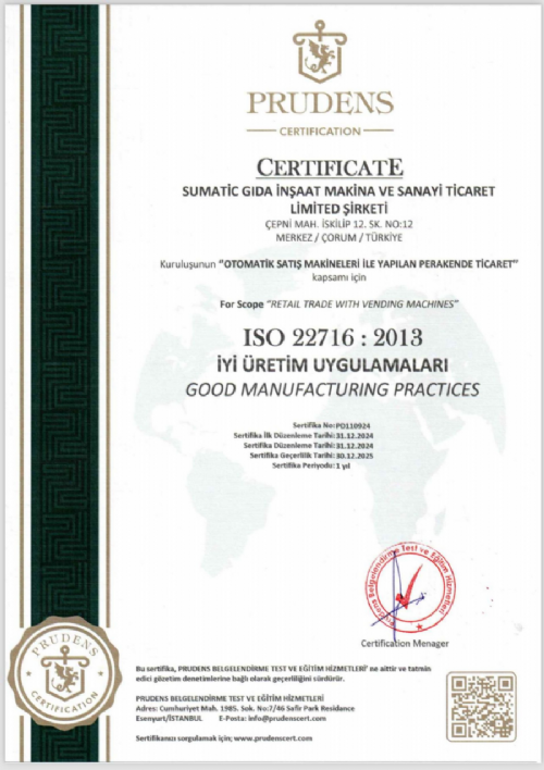 Sumatic İso 22716